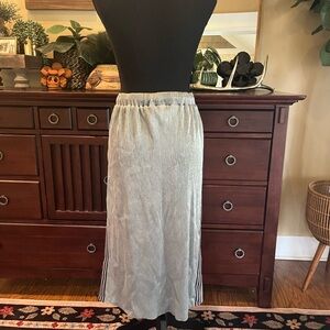 Anthropologie Sunday in Brooklyn Metallic Ribbed Sporty Skirt Sz XS
